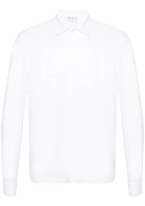 Fedeli Alby long-sleeve polo shirt - White