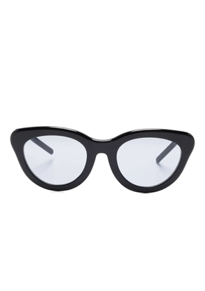 Megane and Me cat-eye zig-zag sunglasses - Black