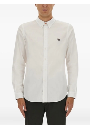 PS Paul Smith zebra-embroidered shirt - White