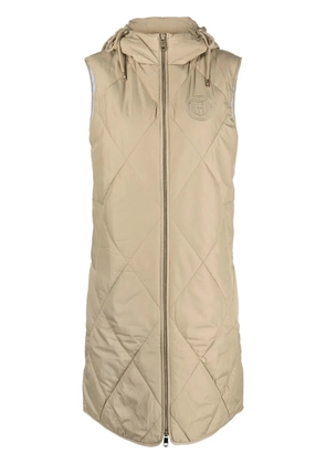 Tommy Hilfiger Sorona quilted long vest - Neutrals