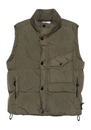 Stone Island Crinkle Reps NY gilet - Green