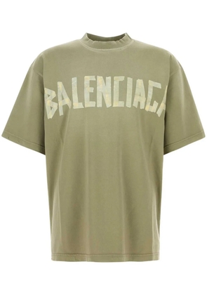 Balenciaga logo-print t-shirt - Green