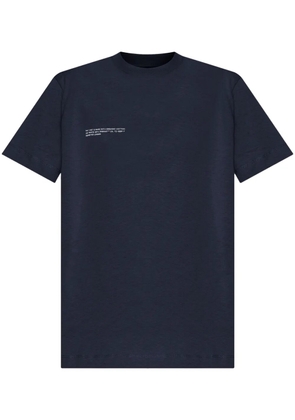 Pangaia logo-print T-shirt - Blue