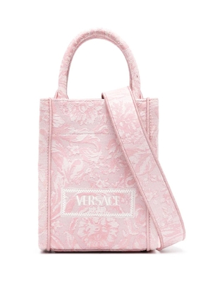 Versace mini Barocco Athena tote bag - Pink