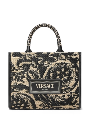 Versace small Barocco Athena tote bag - Black