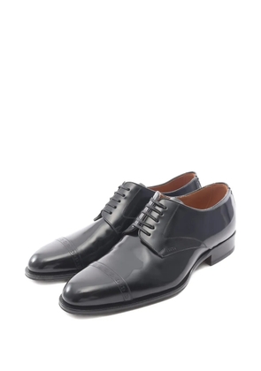 Christian Dior Pre-Owned logo leather shoes - Black