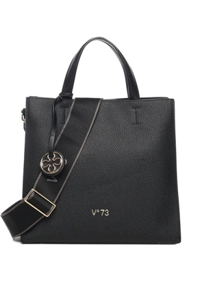 V°73 Blake brand-plaque tote bag - Black