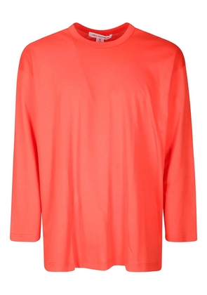Comme Des Garçons Shirt long-sleeve crew-neck T-shirt - Red