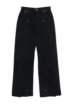 Jean Paul Gaultier panelled button-fastening jeans - Blue