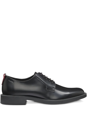 HUGO leather derby shoes - Black