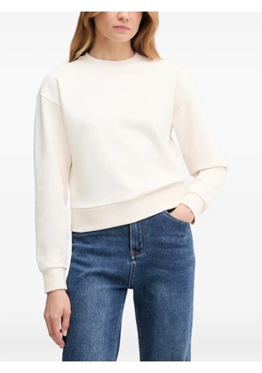 Armani Exchange ribbed cuffs sweatshirt - Neutrals