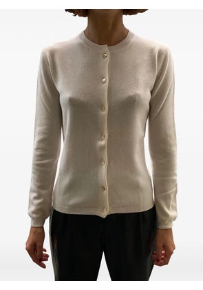 LA ROSE buttoned cashmere cardigan - Neutrals