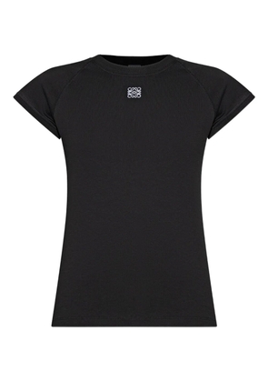 LOEWE Anagram-embroidered T-shirt - Black