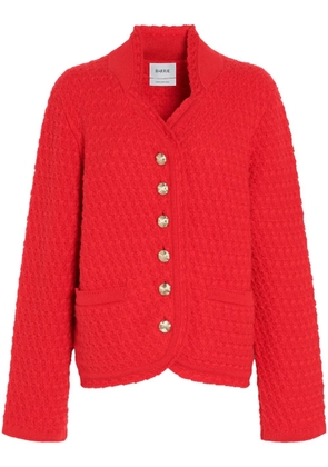 Barrie cashmere tweed cardigan - Red