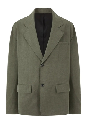 TOMBOY slub-textured blazer - Green