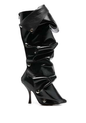 Y/Project 110mm Snap boots - Black