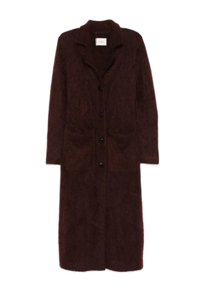 Dorothee Schumacher patch-pocket coat - Brown