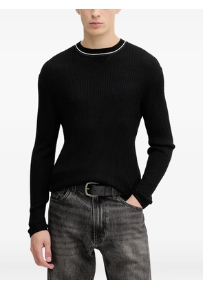 Armani Exchange ribbed-knit sweater - Black