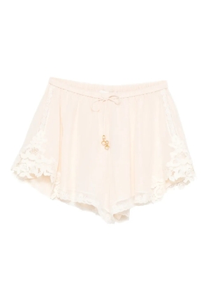 ZIMMERMANN lace-trim shorts - Neutrals