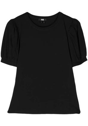 PAIGE Matcha puff-sleeve T-shirt - Black