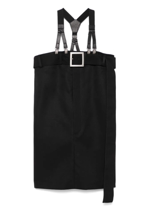 Jean Paul Gaultier strapped mini dress - Black