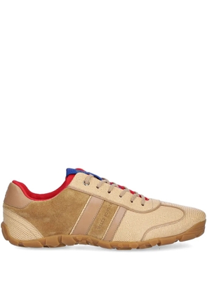 Wales Bonner suede-leather panelled trainers - Neutrals