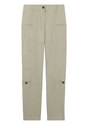 Proenza Schouler White Label tapered pocket-detail trousers - Grey