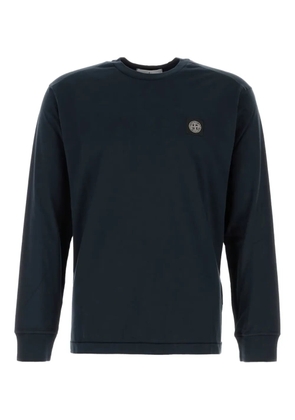 Stone Island long-sleeve cotton T-shirt - Blue
