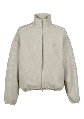 FEAR OF GOD ESSENTIALS embroidered-logo track jacket - Grey