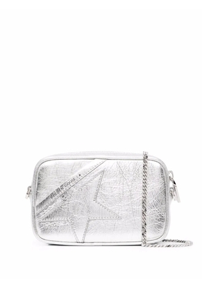 Golden Goose Mini Star metallic crossbody bag - Silver
