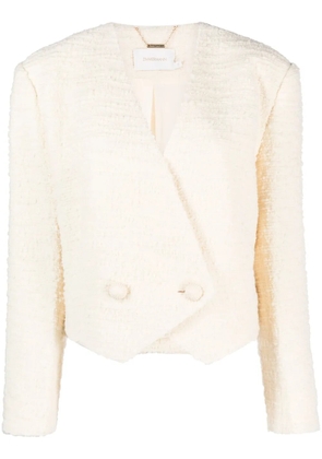 ZIMMERMANN Luminosity cropped blazer - White