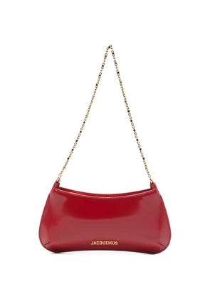 Jacquemus Le Petit Bisou chain-strap shoulder bag - Red