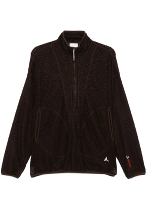 ROA Alpha Direct Half Zip sweater - Brown