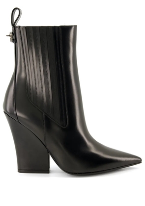 Valentino Garavani 105mm VLogo Lockette boots - Black