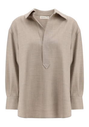 True Royal panel shirt - Neutrals