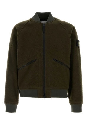 Stone Island zip-pocket bomber jacket - Green