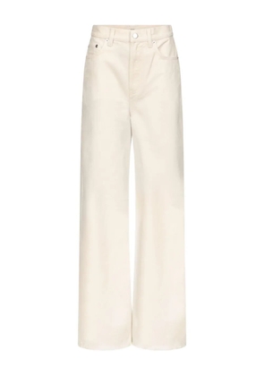 LouLou de Saison Asmar logo-patch jeans - White