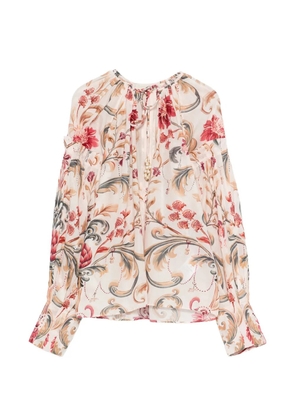 FARM Rio floral blouse - Neutrals