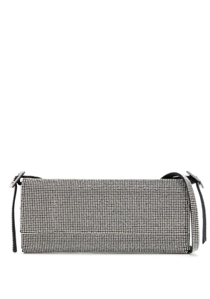 Benedetta Bruzziches Vittissima La Grande crystal-embellished crossbody bag - Silver
