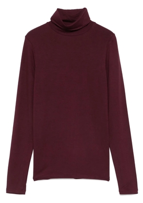 Majestic Filatures Col Roulé T-shirt - Purple