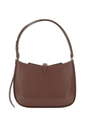 Mandelli Sonya leather shoulder bag - Brown