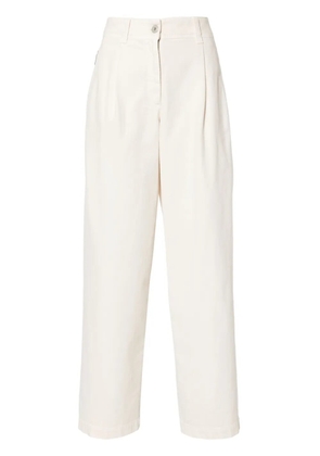 Brunello Cucinelli Baggy pleated jeans - White