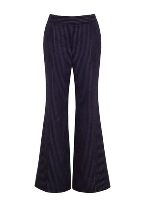 Cara Cara Tristan pinstripe flared trousers - Blue