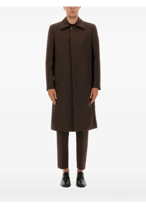 MM6 Maison Margiela pocket single-breasted coat - Brown