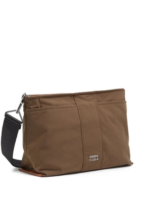 Bimba y Lola medium trapezium cross body bag - Brown