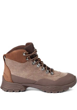 Brunello Cucinelli suede boots - Brown