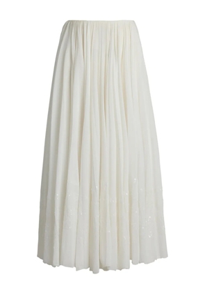 Ralph Lauren Collection Trivelas midi skirt - White