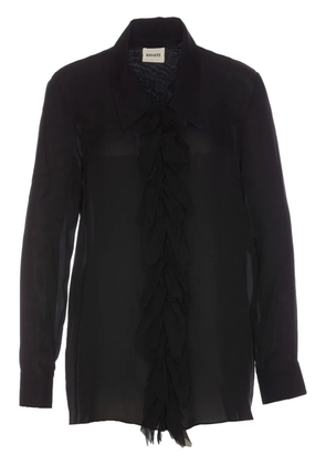 KHAITE Luka shirt - Black