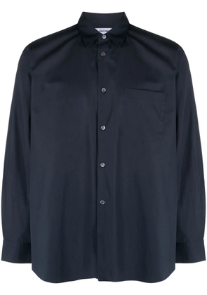 Comme Des Garçons Shirt long-sleeved cotton shirt - Blue