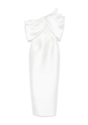 Solace London asymmetric dress - White